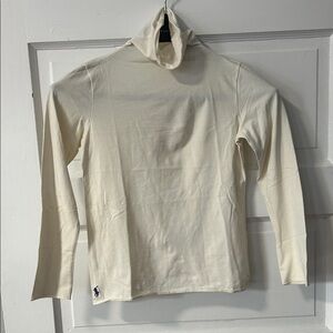 Ralph Lauren Cream Kids Turtleneck Shirt